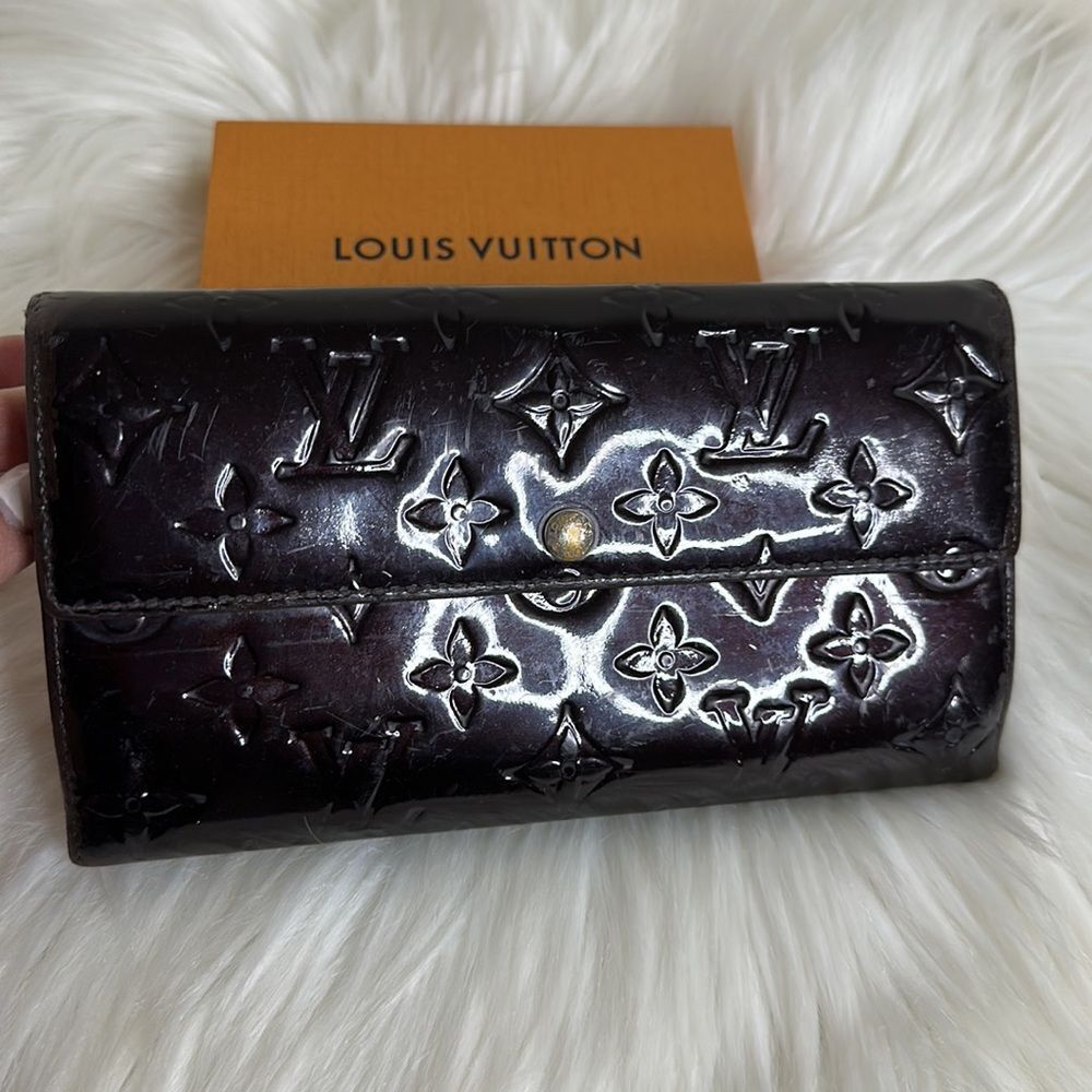 💯Authentic Louis Vuitton Vernis Bifold Long Wallet🍀 - Picture 4 of 16